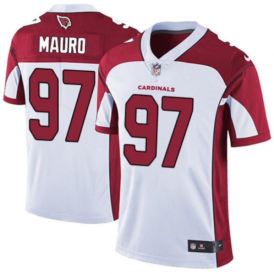 Men's Nike Arizona Cardinals #97 Josh Mauro White Vapor Untouchable Limited Player NFL Jersey - Ujersey
