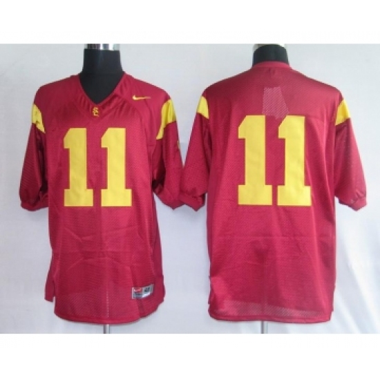 USC Trojans 11 red blank Jerseys - Ujersey