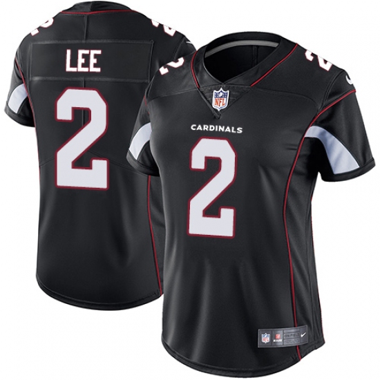 Women's Nike Arizona Cardinals #2 Andy Lee Black Alternate Vapor Untouchable Limited Player NFL Jersey - Ujersey