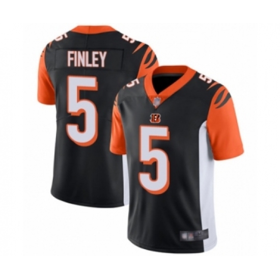Youth Cincinnati Bengals #5 Ryan Finley Black Team Color Vapor Untouchable Limited Player Football Jersey - Ujersey