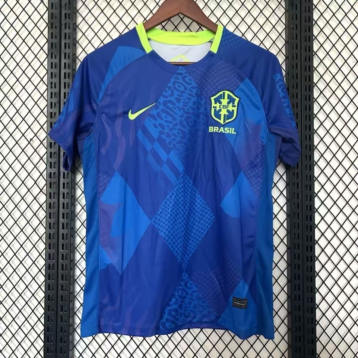 Brazil Soccer Jersey Away Custom Shirt 2025 - ujerseystore