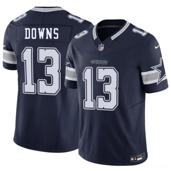 Men's Dallas Cowboys #13 Caleb Downs Navy 2026 Draft F.U.S.E Vapor Untouchable Limited Stitched Football Jersey - Ujersey