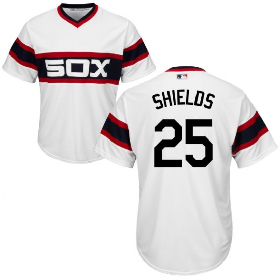 Youth Majestic Chicago White Sox #33 James Shields Replica White 2013 Alternate Home Cool Base MLB Jersey - Ujersey