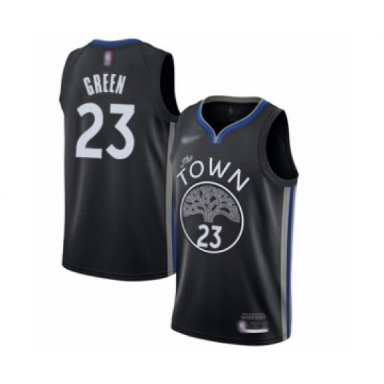 Men's Golden State Warriors #23 Draymond Green Swingman Black Basketball Jersey - 2019 20 City Edition - Ujersey