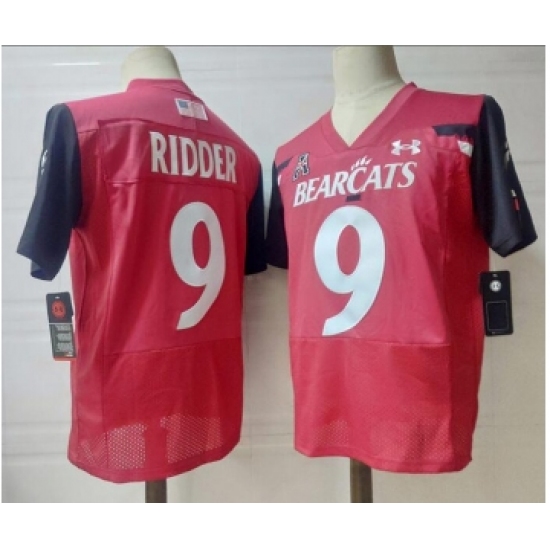 Men's Cincinnati Bearcats #9 Desmond Ridder Alumni Red NCAA Jersey College Football - Ujersey