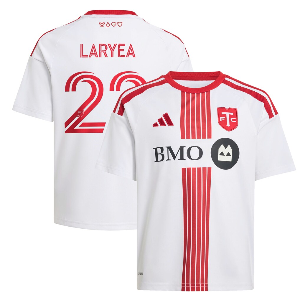 Youth Toronto FC Richie Laryea adidas White 2026 Winter Kit Replica Jersey - Ujersey