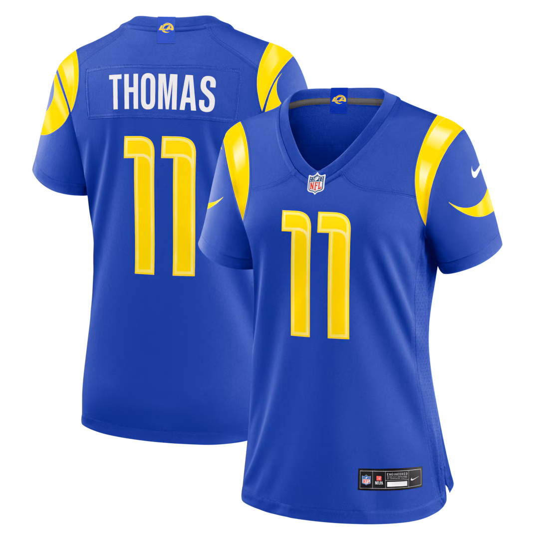 Women's Los Angeles Rams Keir Thomas Nike Royal Team Game Jersey - U-jersey