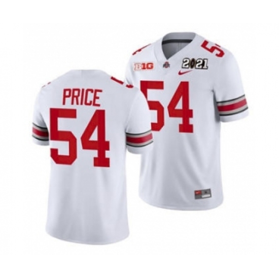 Men's Ohio State Buckeyes Billy Price Sugar Bowl Jersey White Playoff Away - Ujersey