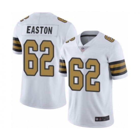 Youth New Orleans Saints #62 Nick Easton Limited White Rush Vapor Untouchable Football Jersey - Ujersey