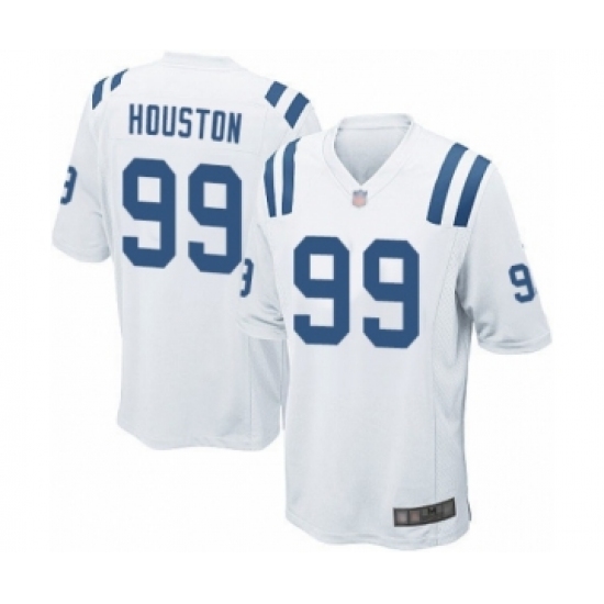 Men's Indianapolis Colts #99 Justin Houston Game White Football Jersey - Ujersey