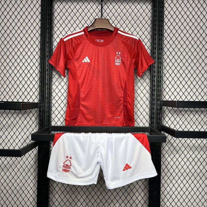 Nottingham Forest Football Jersey Home Kids Kit Jersey+Shorts 2024/25 - U-jersey
