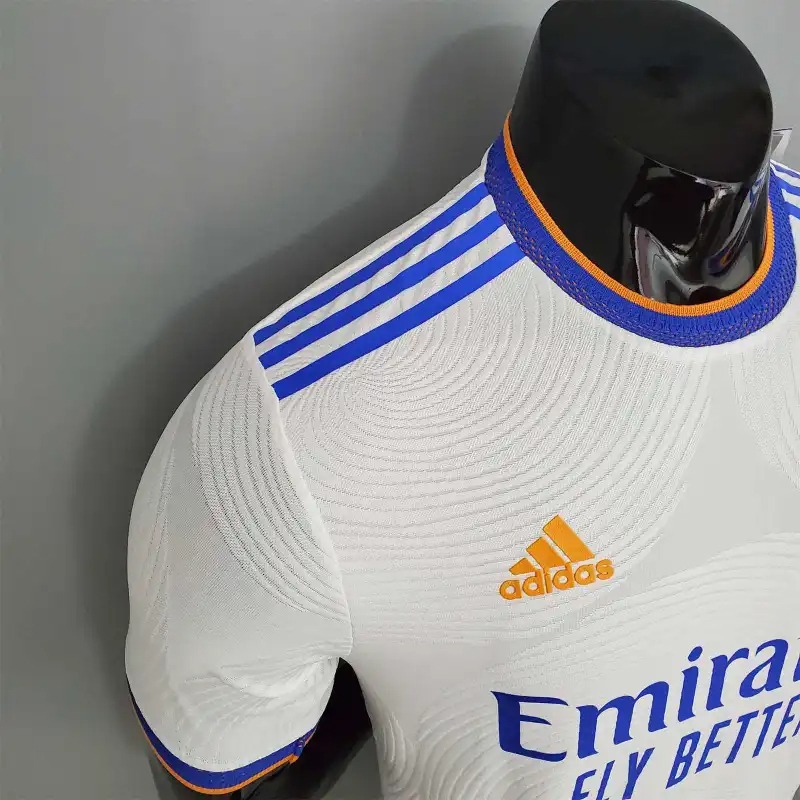 Real Madrid Retro Jersey Home Soccer Shirt 2021/22