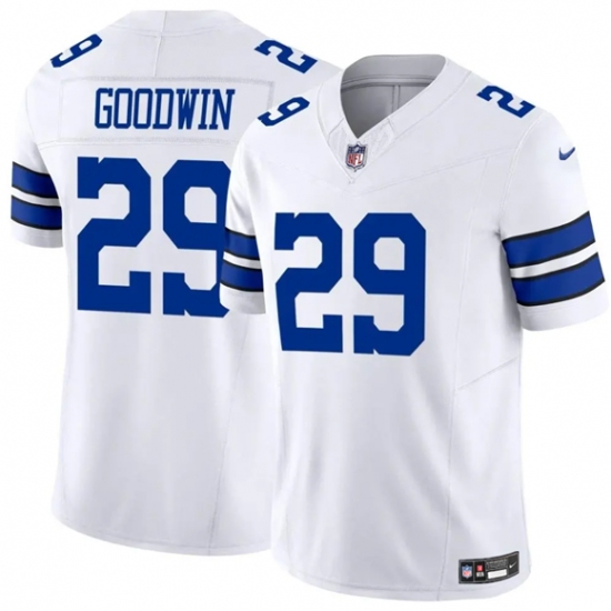 Men's Dallas Cowboys #29 C.J. Goodwin White 2025 F.U.S.E Vapor Untouchable Limited Football Stitched Jersey - Ujersey