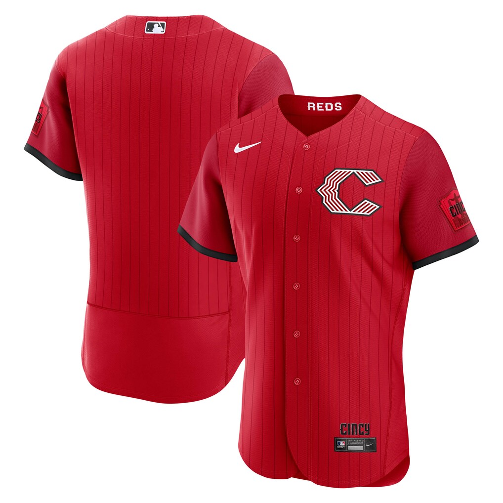 Men's Cincinnati Reds Nike Red 2026 City Connect Authentic Jersey - U-jersey