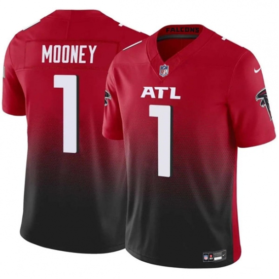 Men's Atlanta Falcons #1 Darnell Mooney Red 2024 F.U.S.E. Vapor Untouchable Limited Football Stitched Jersey - Ujersey