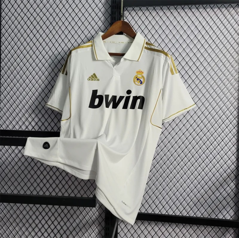 Real Madrid Retro Jersey Home Soccer Custom Shirt 2011/12 - Ujersey