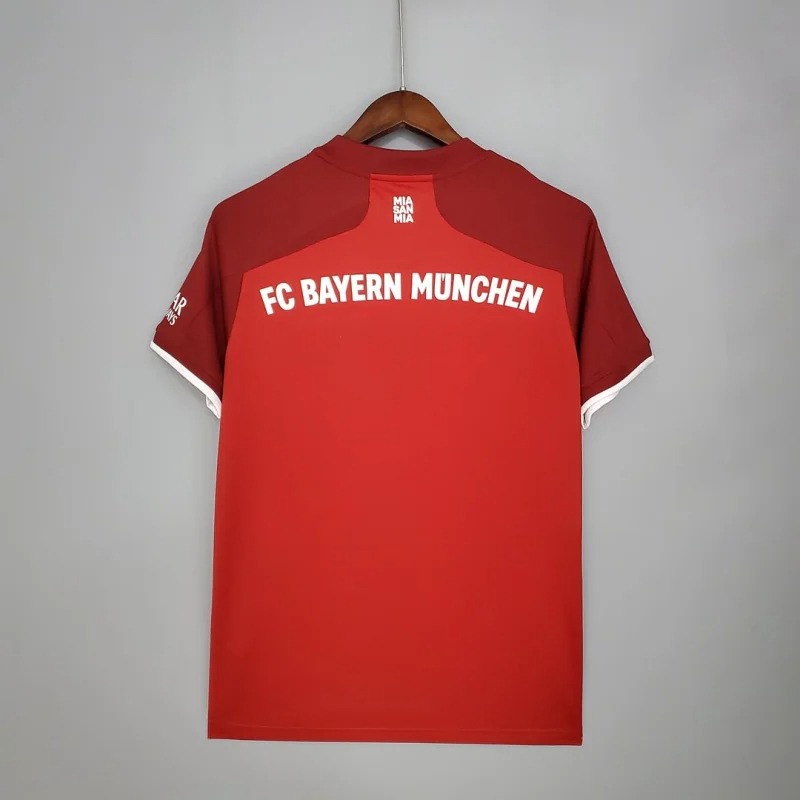 Bayern Munich Retro Jersey Home Soccer Shirt 2021/2022