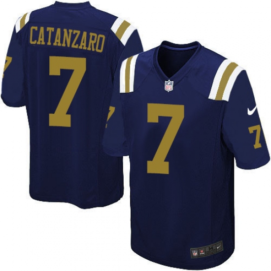 Youth Nike New York Jets #7 Chandler Catanzaro Limited Navy Blue Alternate NFL Jersey - Ujersey