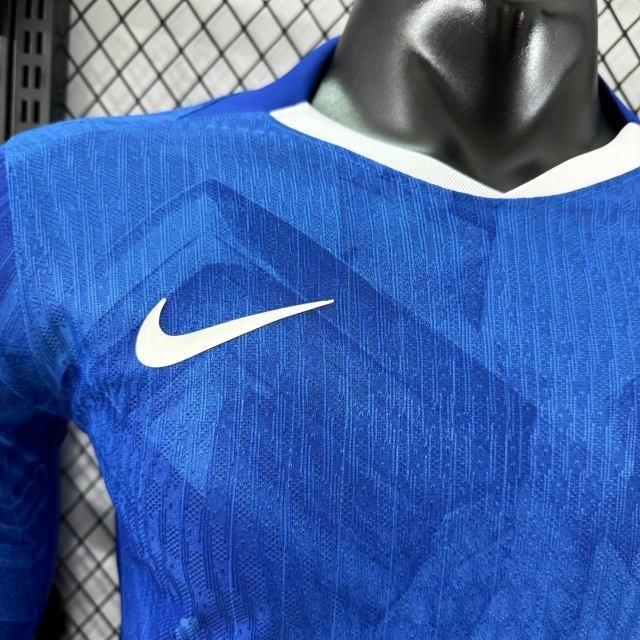 Chelsea Football Jersey Home Long Sleeve Shirt 2025/26 - Ujersey NHL