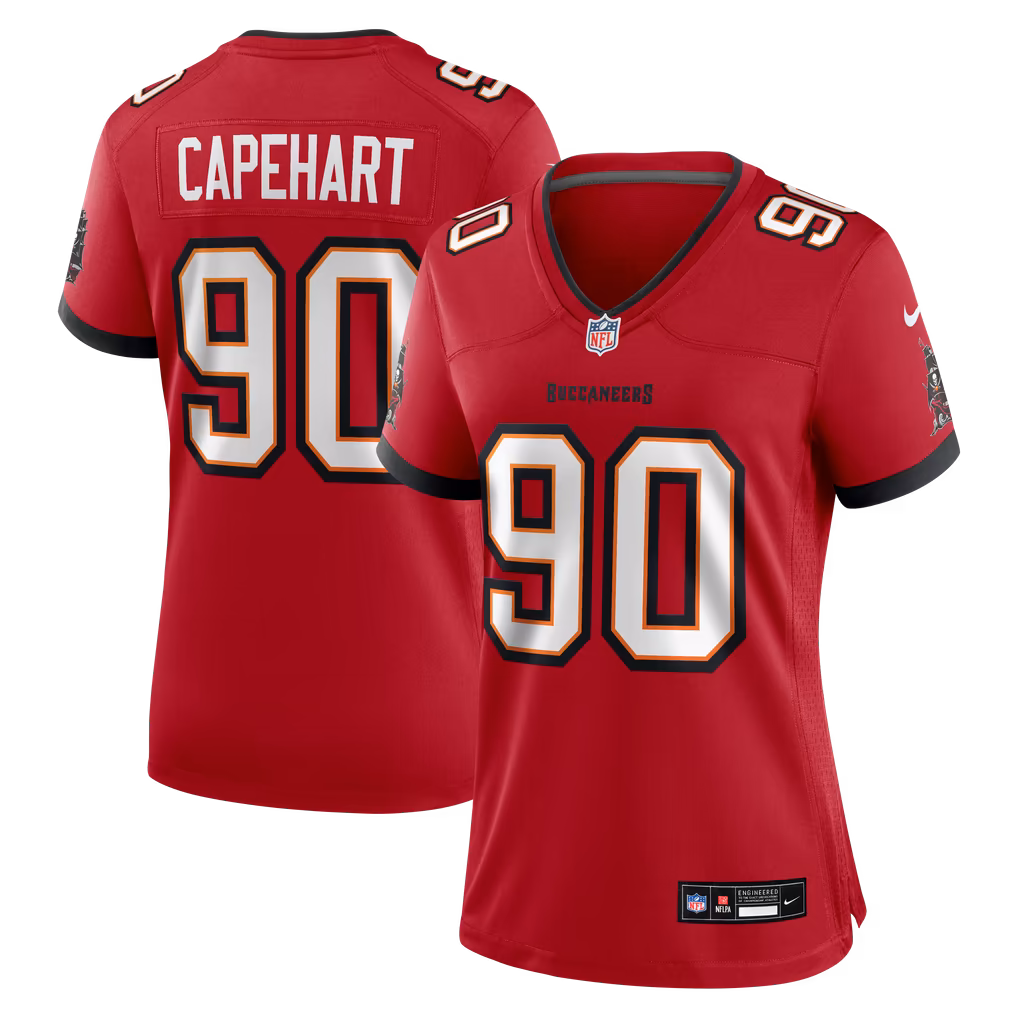 Women's Tampa Bay Buccaneers DeMonte Capehart Nike Red Team Game Jersey - Ujersey Shop