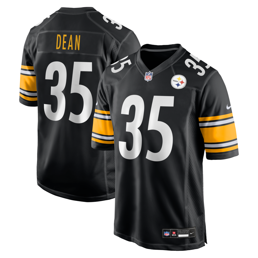Men's Pittsburgh Steelers Jamel Dean Nike Black Team Game Jersey