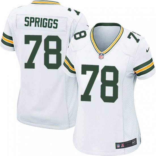 Women's Nike Green Bay Packers #78 Jason Spriggs Game White NFL Jersey - Ujersey