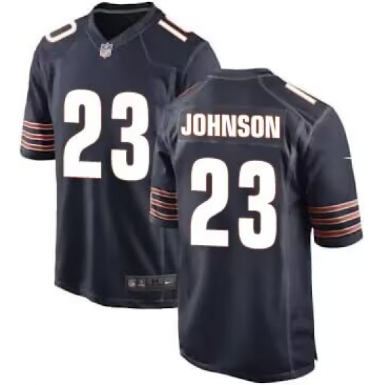 Men's Chicago Bears #23 Jaylon Johnson Navy Stitched Game Football Jersey - Ujersey
