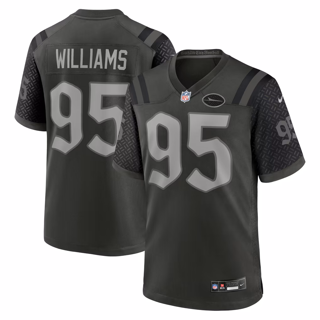 Men's New York Jets Quinnen Williams Nike Green Rivalries Collection Game Jersey - Ujersey