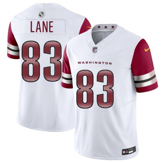 Men's Washington Commanders #83 Jaylin Lane White 2025 Draft F.U.S.E. Vapor Limited Football Stitched Jersey - Ujersey
