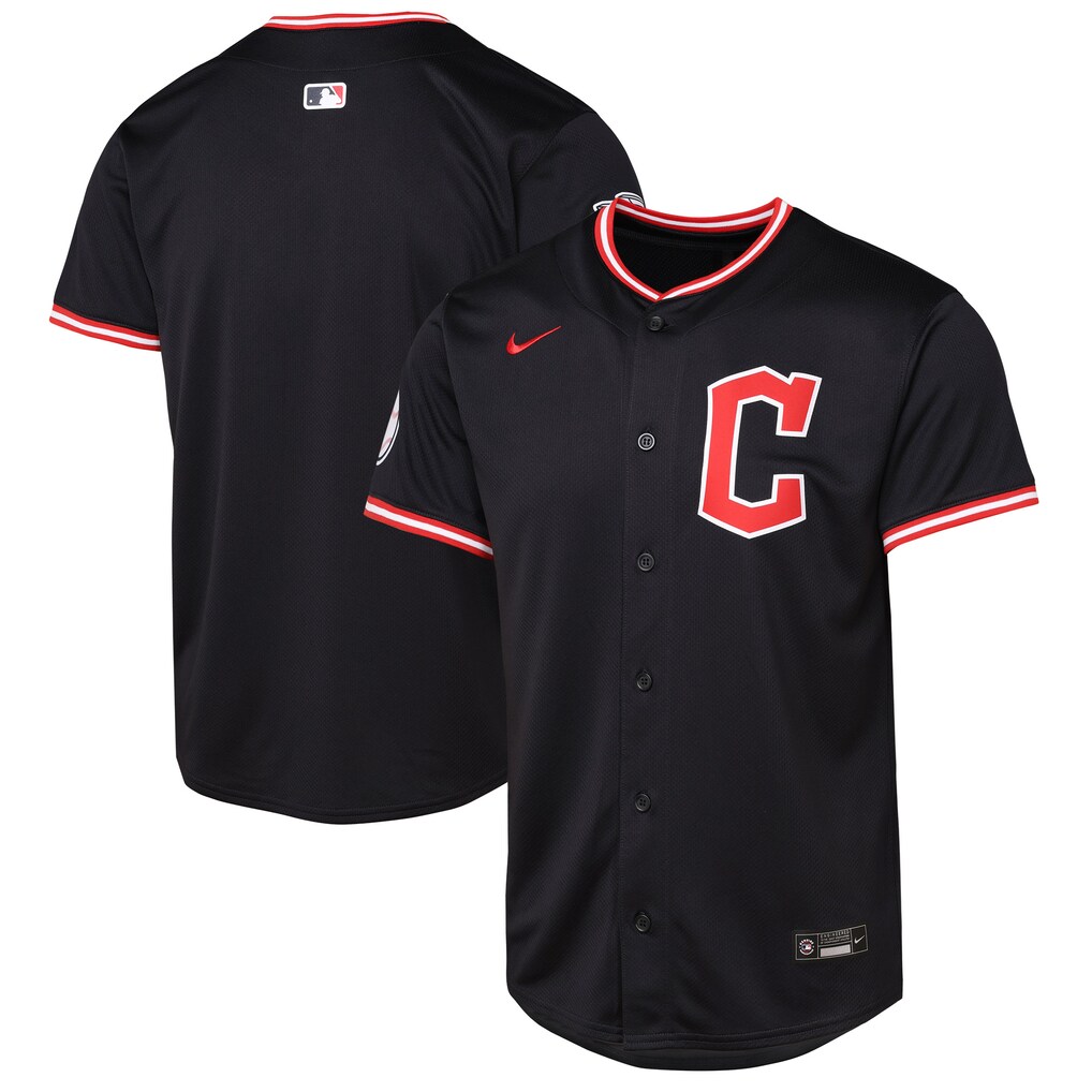 Youth Cleveland Guardians  Nike Navy  Limited Jersey - Ujersey