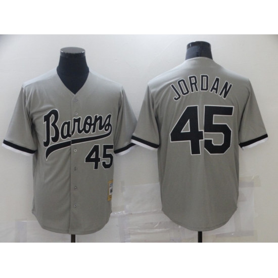 Men's Chicago White Sox #45 Michael Jordan Grey Road Flex Base Authentic Collection Jersey - Ujersey