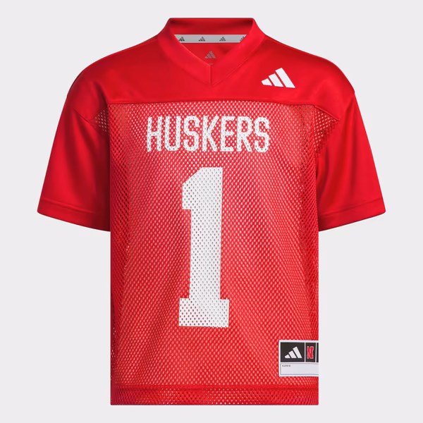 Youth adidas Scarlet Nebraska Huskers Tailgate Jersey - Ujersey