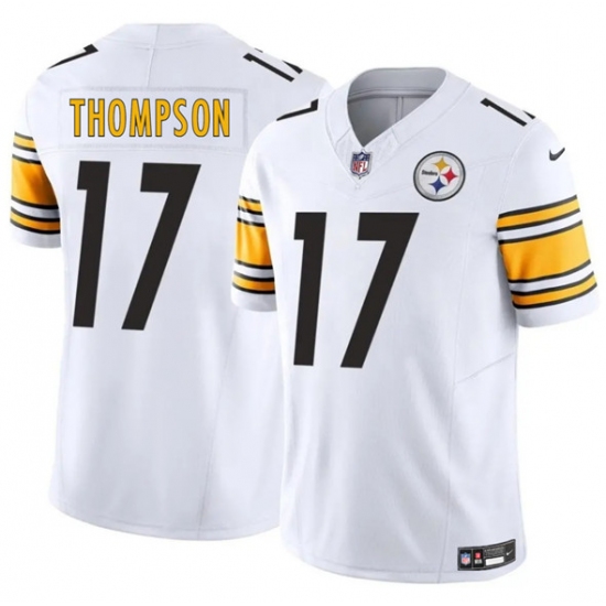 Men's Pittsburgh Steelers #17 Skylar Thompson White 2025 F.U.S.E. Vapor Untouchable Limited Football Stitched Jersey - Ujersey