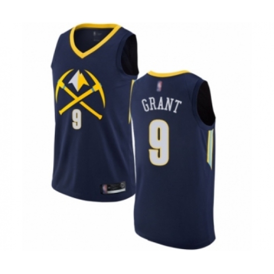 Youth Denver Nuggets #9 Jerami Grant Swingman Navy Blue Basketball Jersey - City Edition - Ujersey