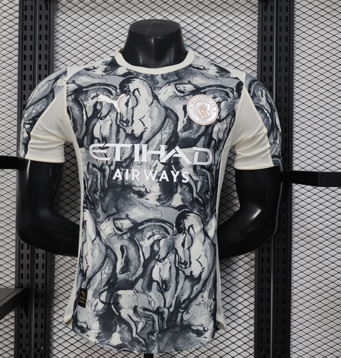 Manchester City New Year edition football jersey 2025/2026