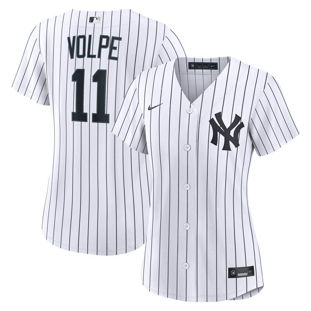 Women's New York Yankees Anthony Volpe Nike White Home Replica Jersey - Ujersey