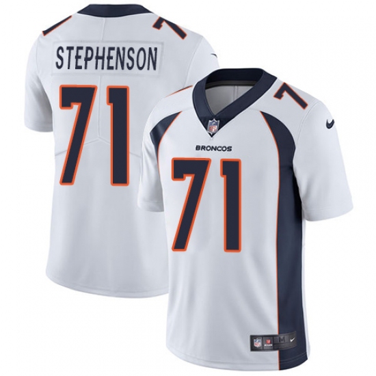 Youth Nike Denver Broncos #71 Donald Stephenson Elite White NFL Jersey - Ujersey