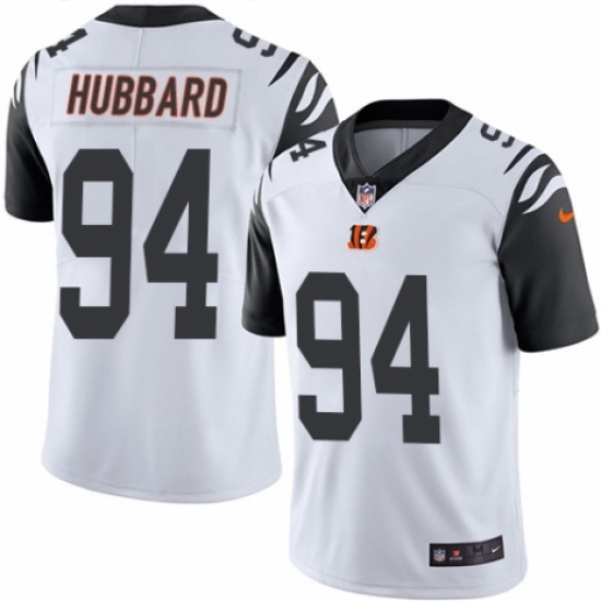 Youth Nike Cincinnati Bengals #94 Sam Hubbard Limited White Rush Vapor Untouchable NFL Jersey - Ujersey