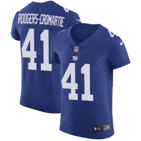 Men's Nike New York Giants #41 Dominique Rodgers-Cromartie Elite Royal Blue Team Color NFL Jersey - Ujersey