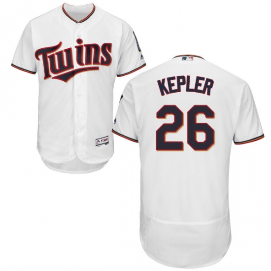 Men's Majestic Minnesota Twins #26 Max Kepler White Flexbase Authentic Collection MLB Jersey - Ujersey