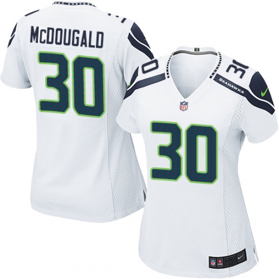 Women's Nike Seattle Seahawks #30 Bradley McDougald Game White NFL Jersey - Ujersey