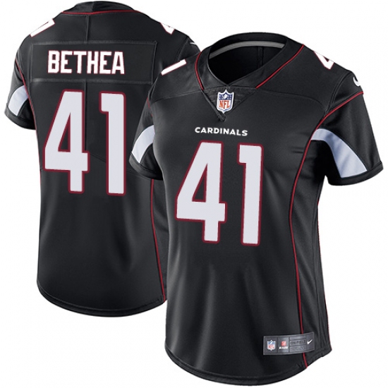 Women's Nike Arizona Cardinals #41 Antoine Bethea Black Alternate Vapor Untouchable Limited Player NFL Jersey - Ujersey