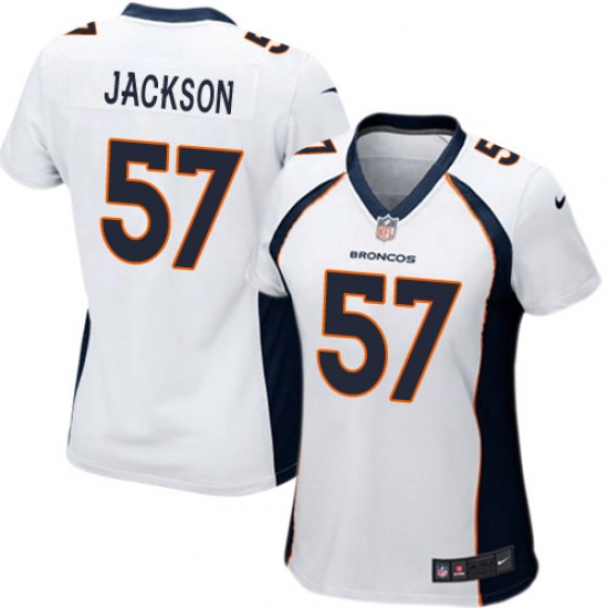 Women's Nike Denver Broncos #57 Tom Jackson Game White NFL Jersey - Ujersey