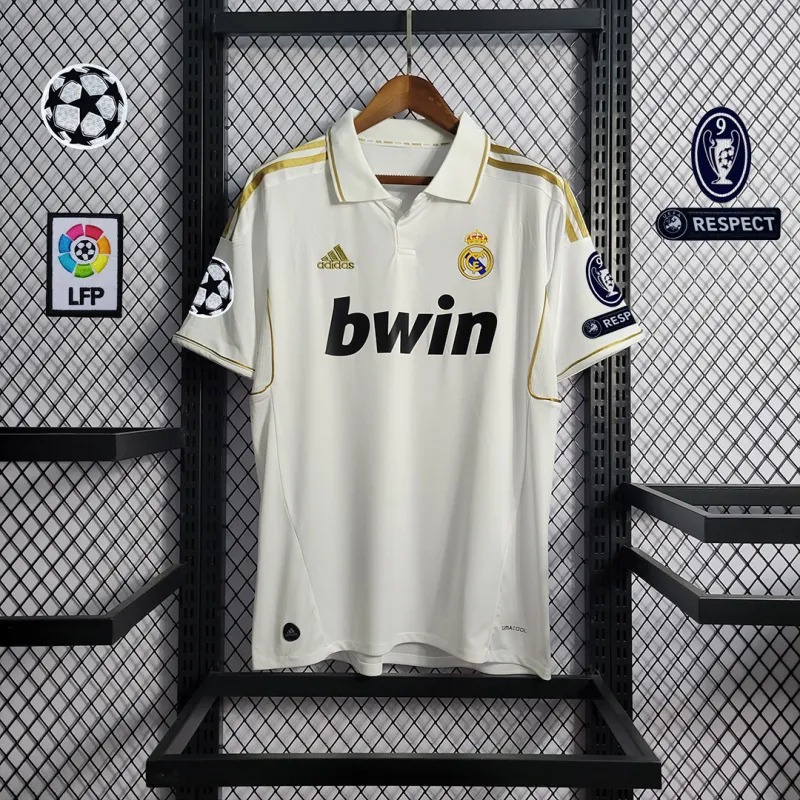 Real Madrid Retro Jersey Home Soccer Custom Shirt 2011/12 - Ujersey NHL