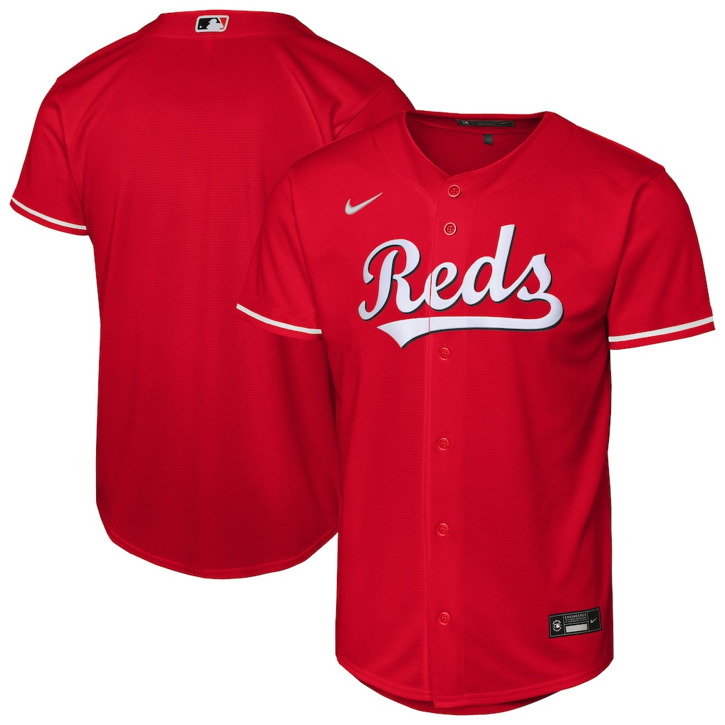 Youth Cincinnati Reds Nike Red Alternate Replica Jersey - Ujersey NHL