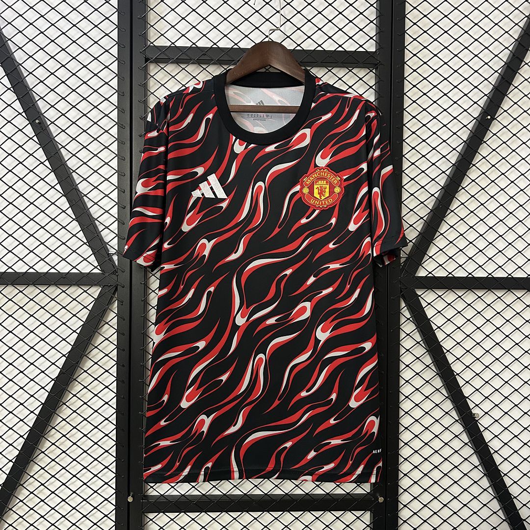 Manchester United Pre-Match Football Jersey Shirt 2025/26 - Ujersey NHL
