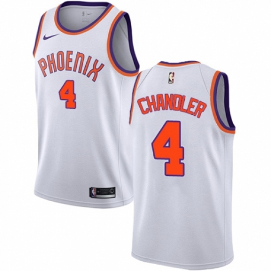Women's Nike Phoenix Suns #4 Tyson Chandler Authentic NBA Jersey - Association Edition - Ujersey