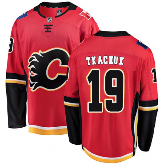 Youth Calgary Flames #19 Matthew Tkachuk Fanatics Branded Red Home Breakaway NHL Jersey - Ujersey