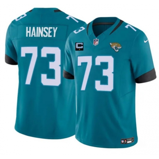 Men's Jacksonville Jaguars #73 Robert Hainsey Teal 2025 F.U.S.E. With 1-Star C Vapor Untouchable Limited Football Stitched Jersey - Ujersey