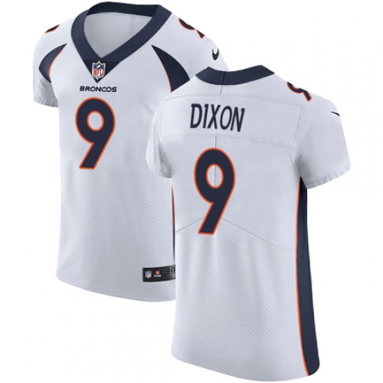 Men's Nike Denver Broncos #9 Riley Dixon White Vapor Untouchable Elite Player NFL Jersey - Ujersey